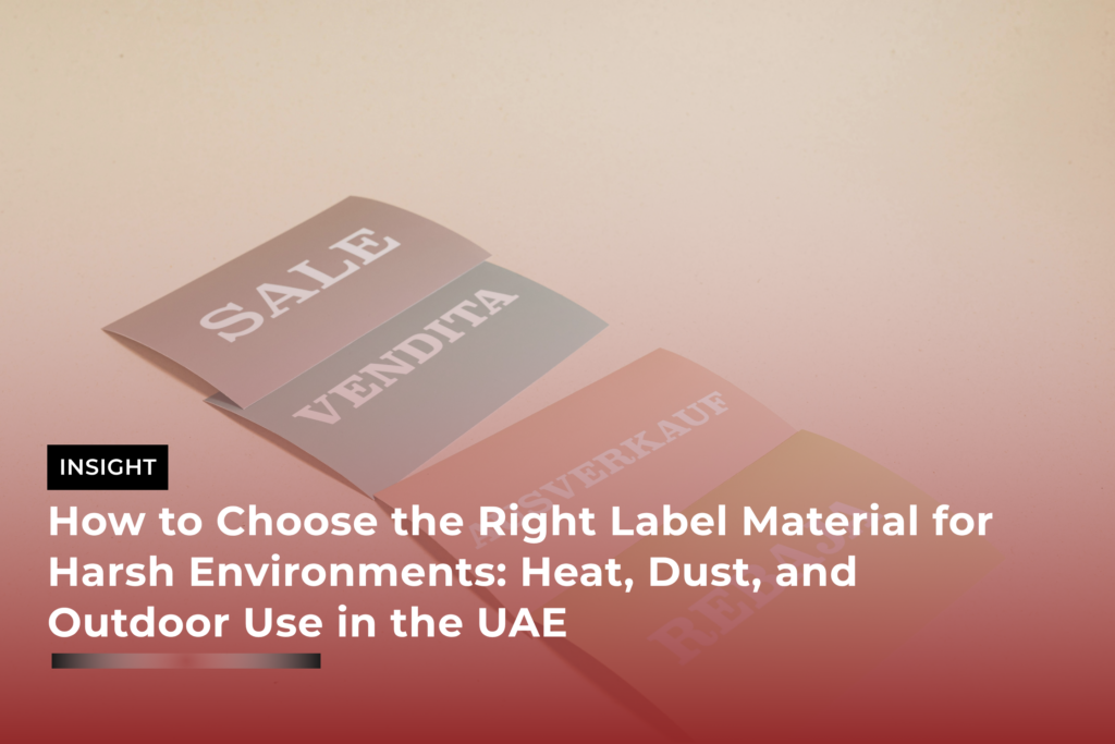 How to Choose the Right Label Material for Harsh Environments: Heat, Dust, and Outdoor Use in the UAE